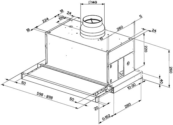 Extractor Hood FABER Maxima NG Eco AM/X A90 ...