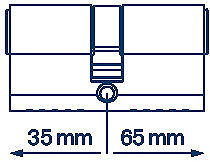 Cylinder FAB 3H.00/BDNs 35/65 6 keys Box ...