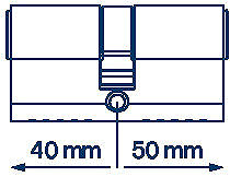 Cylinder FAB 3H.00/BDNs 40/50 6 keys Box ...