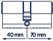 Cylinder FAB 3H.00/BDNs 40/70 6 keys Box ...