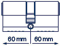 Cylinder FAB 3H.00/BDNs 60/60 6 keys Box ...