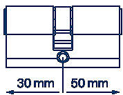Cylinder FAB 3H.00/BDPNs 30/50 6 keys Box ...