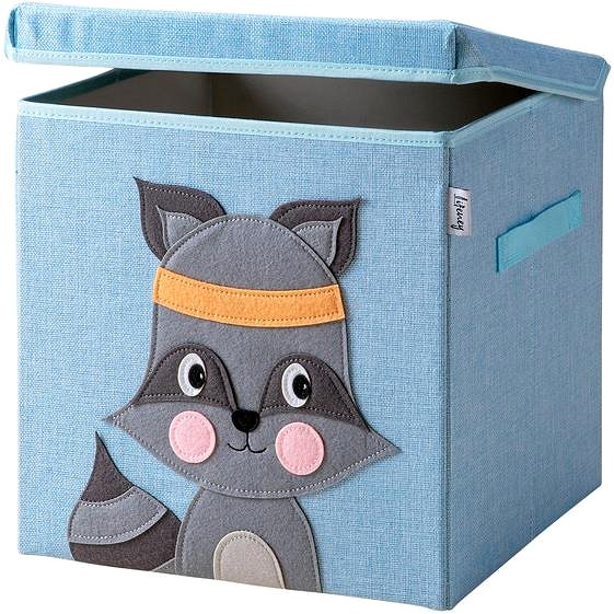 Úložný box Lifeney Box úložný s vekom MEDVEDÍK 33 × 33 × 33 cm ...