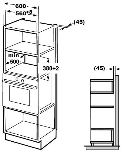 Microwave FAGOR 3MWB-25BEGX Technical draft