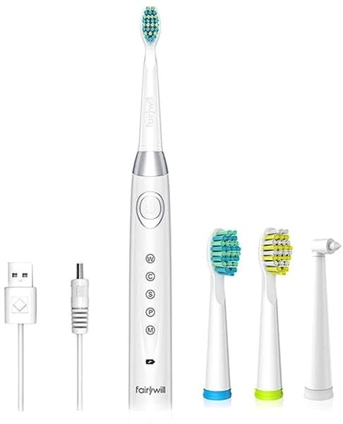 Electric Toothbrush FairyWill 508 sonic, white ...