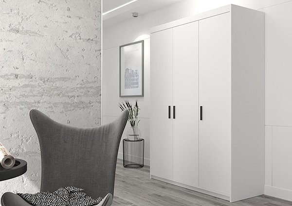 FALCO Enja 3D wardrobe, white.