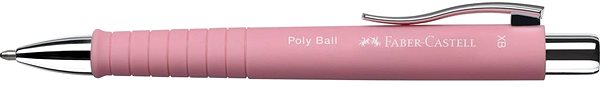 Golyóstoll Faber-Castell Poly Ball XB világos rózsaszín ...