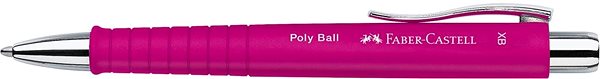 Golyóstoll Faber-Castell Poly Ball XB rózsaszín ...
