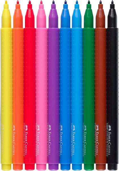 Filzstifte Faber-Castell Grip 10 Farben Mermale/Technologie