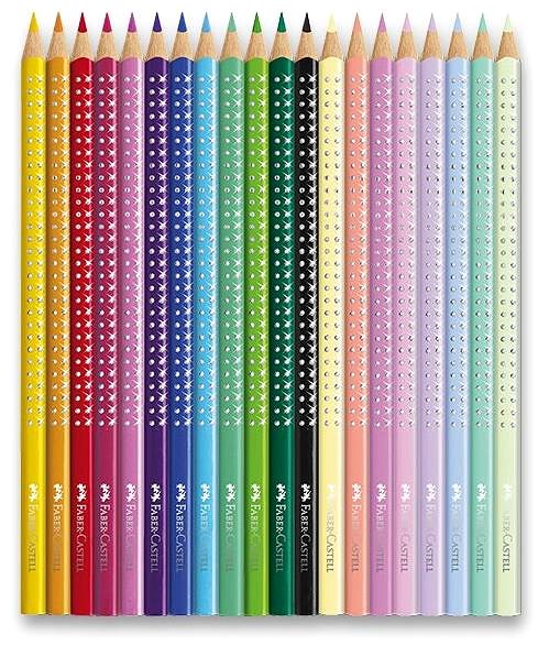 Színes ceruza FABER-CASTELL Sparkle Butterfly, fémdobozban, 20 szín ...
