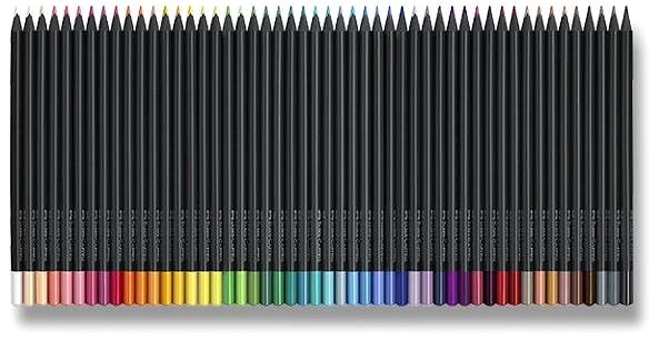 Színes ceruza FABER-CASTELL Black Edition, 50 színben ...