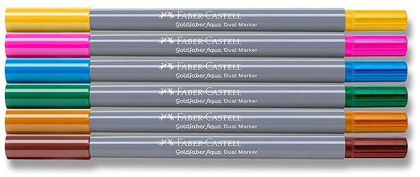 Filctoll Faber-Castell Goldfaber Aqua Coconut, 6 színű ...
