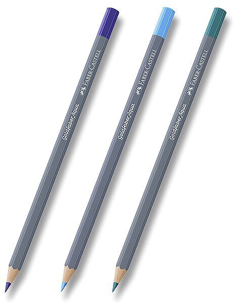 Coloured Pencils FABER-CASTELL Goldfaber Aqua Underwater Treasures, 24 Colours ...