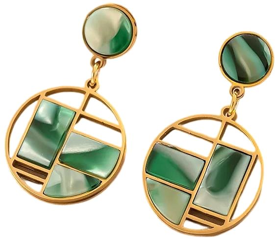 Flor de Cristal Cristina earrings.