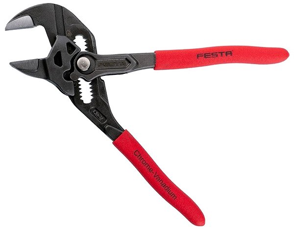 Pliers FESTA Pliers SIKO CrV 180 mm with straight jaws 0-40 mm 16500 .