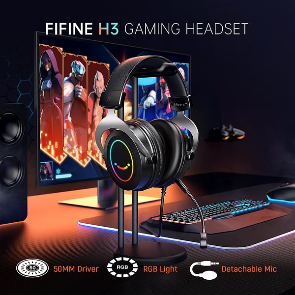 Gaming-Headset FIFINE H3 ...