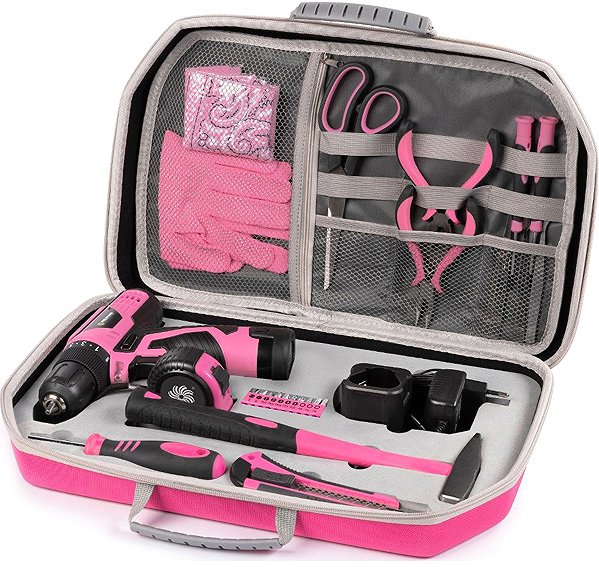 Accu drill FIELDMANN Tool set with drill FDG 5026-28R .