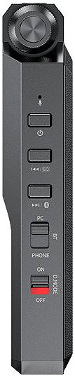 FiiO BTR17 black headphone amplifier.