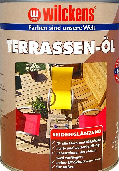 Wilckens Wood Oil Terrassen Terrace Oil - Öl, WI.17380200080 .