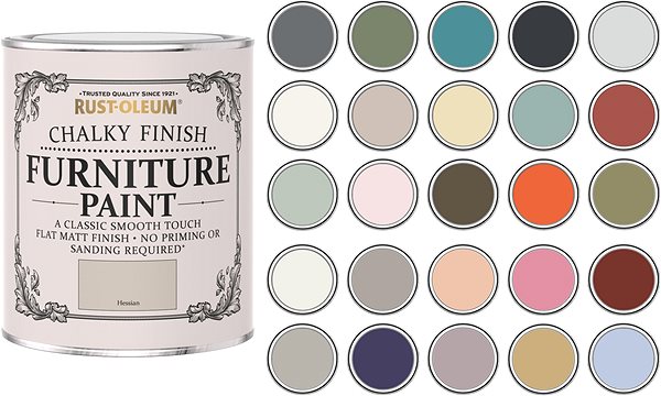 Rust-Oleum Chalky Finish Furniture Paint Pink, RO.14022.HU.0.75 .