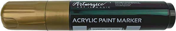 Marker Artmagico acrylic marker Jumbo 15 mm, 2 pcs, gold, silver ...