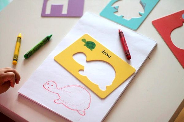 colouring page Animals First drawing cards .