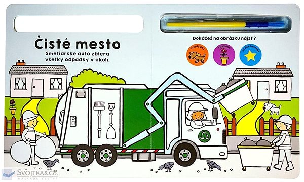 colouring page colour me! Trucks .