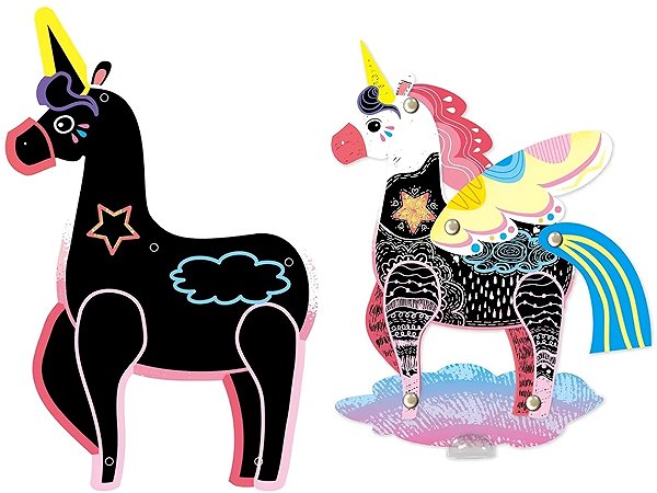 Scratching pictures Moving scratching pictures Unicorns .