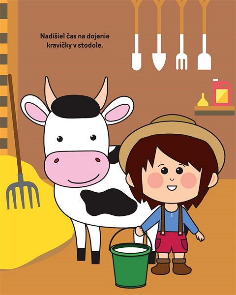 colouring page Magic Painting Farm .