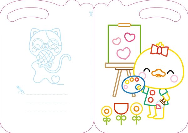 colouring page colour your colouring page Fox.