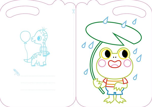 colouring page colour your colouring page Frog.