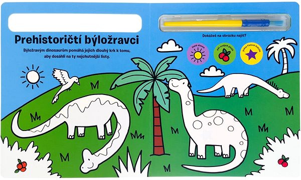 colouring page colour me! Dinosaurs .