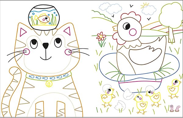colouring page colouring pages with tattoos Animals .