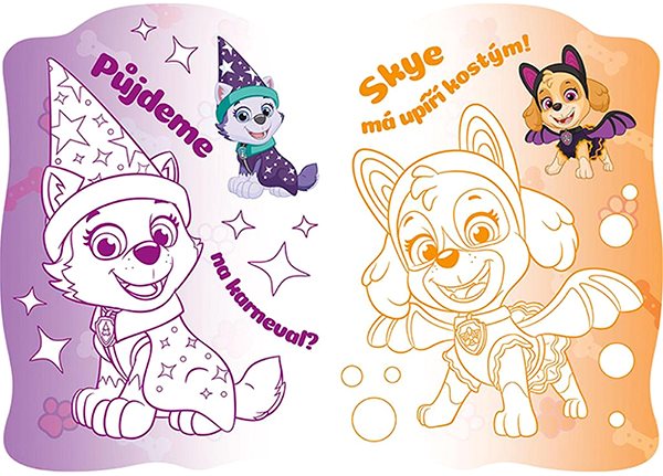 colouring page Shaped colouring pages Paw Patrol .