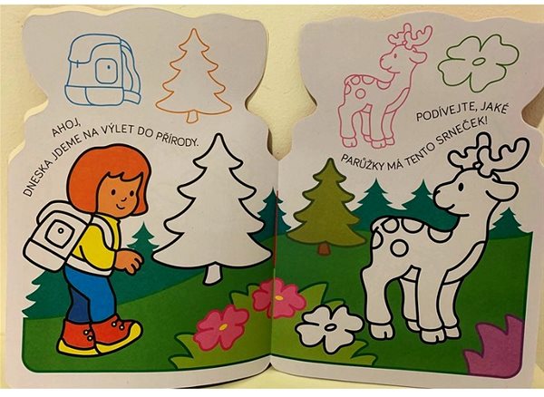 colouring page Foxy Rysak Merry animals .