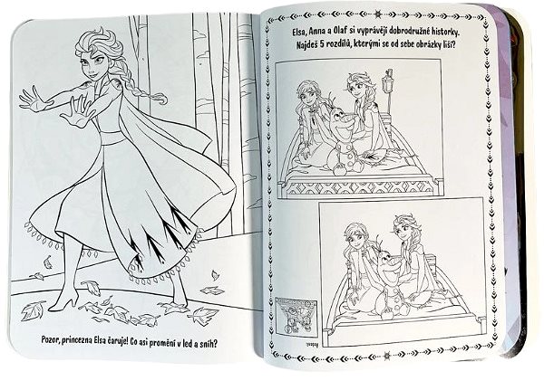 colouring page 100 stickers with colouring pages Ice Kingdom .