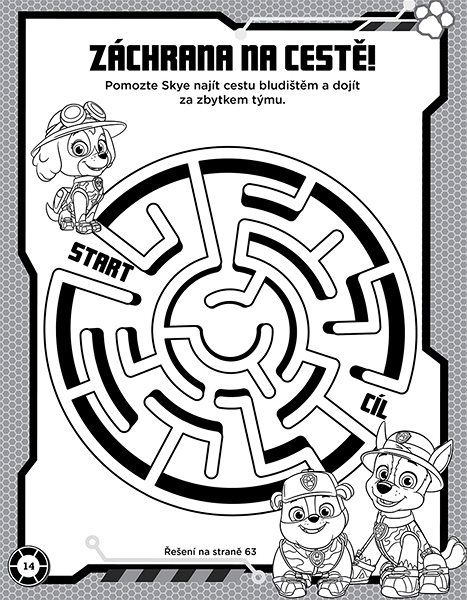 colouring page Paw Patrol Mega colouring pages and activities .