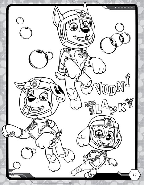 colouring page Paw Patrol Mega colouring pages and activities .