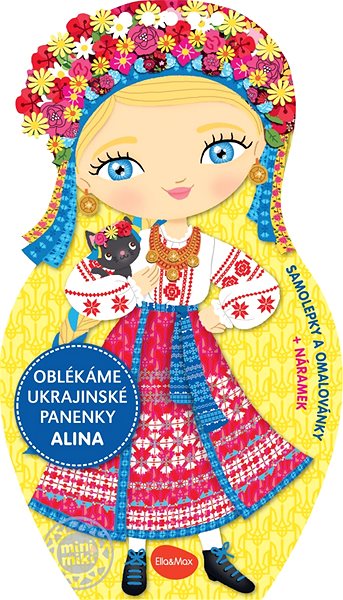 colouring page Dress up Ukrainian dolls Alina .