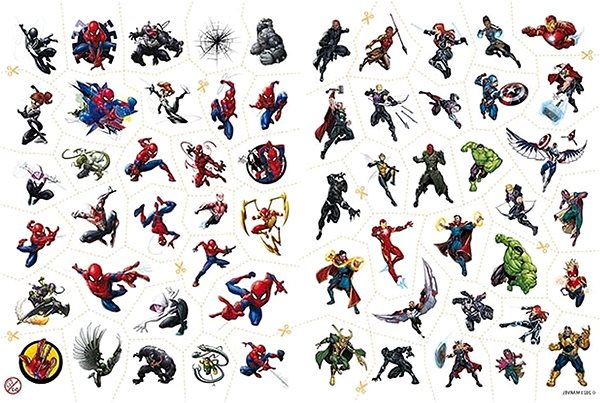 colouring page colouring pages with Marvel tattoos.