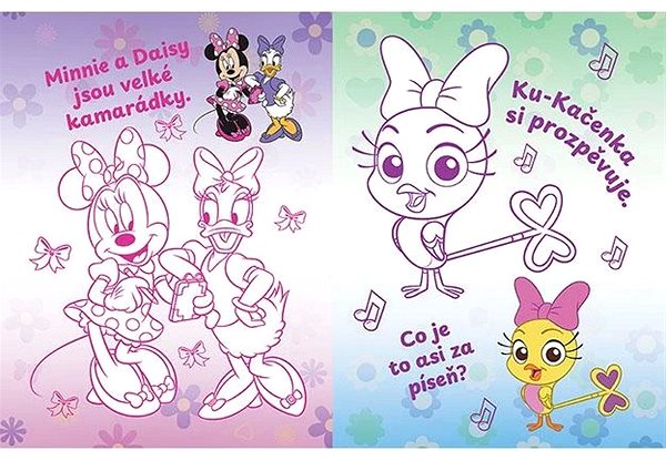 colouring pages colouring pages with iron-on pictures of Minnie .