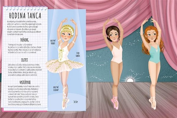 colouring page Dress the girls as dancers.
