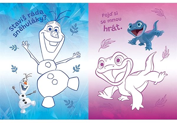 colouring page colouring with iron-on pictures Ice Kingdom .
