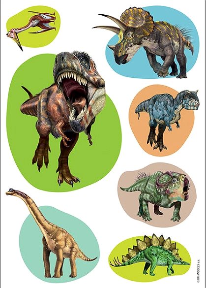 colouring page colouring with iron-on pictures Dinosaurs .