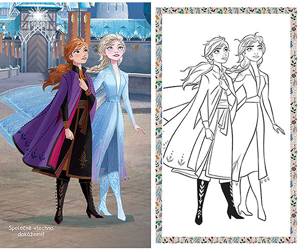 colouring pages My colouring pages for travel Frozen.