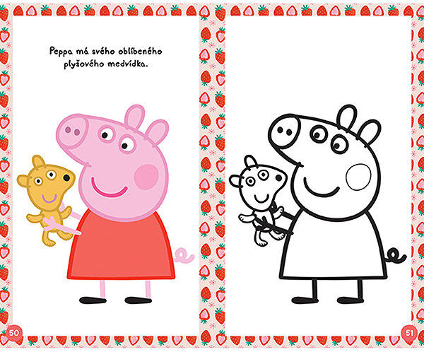 colouring pages My colouring pages for the road Peppa Pig.