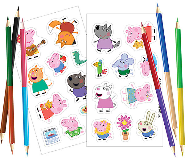colouring pages My colouring pages for the road Peppa Pig.