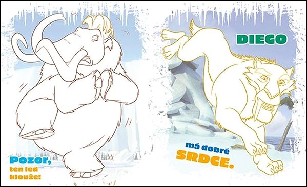 colouring pages Large colouring pages Ice Age.