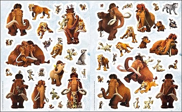 colouring pages Large colouring pages Ice Age.