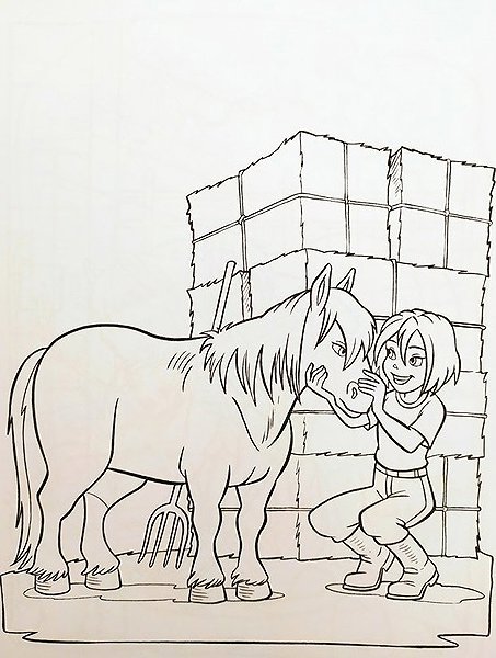 colouring pages Cheerful crayon Unicorns and horses: Super painting.